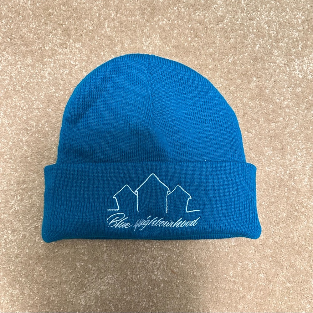 troye sivan blue neighborhood beanie